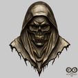 Skull-of-the-Deathbringer-2.jpg Skull of the Deathbringer STL file for 3d printing or CNC 3D print model