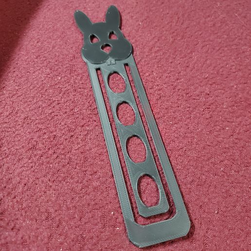 bunny easter bookmark 3d print