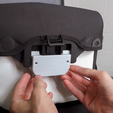 Capture d’écran 2017-10-31 à 15.40.02.png Free STL file Klickfix wall mount for Ortlieb handlebar bag・3D printer model to download