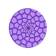 voronoi_fibonacci_6_spirals_block.stl Voronoi & Fibonacci