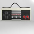 Render1.8.jpg Control Nes 2X1 - Wall Decoration & Keychain