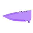 Tactical knife blade.stl Тактический нож (Prop-Knife) 1/1 масштаб