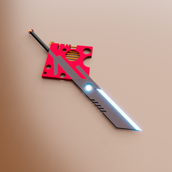 sward-2.png Archivo STL medallón de la espada・Modelo de impresora 3D para descargar