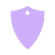 Placa escudo.STL Dog tag in the shape of a shield