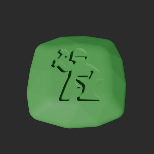 Blacksmith Stone - 3D Printable Game Token
