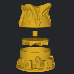 Captura-de-Pantalla-2023-04-30-a-las-1.02.25.jpg STL file GRINDERKING GRINDER ALIEN EGG 3D 70X70X70 MM CUT AND KEYED EASY PRINTING・3D print object to download