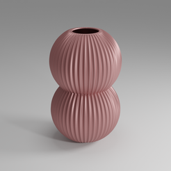 Vase-07-sq.png Archivo OBJ Florero decorativo・Modelo imprimible en 3D para descargar