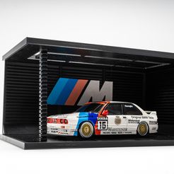 20230205-DSC06951.jpg Fichier STL BMW Car Port Garage Carhouse Autohaus Scale 143 Dr!ft Racer Sturmkind Diorama・Modèle pour impression 3D à télécharger