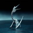 Cryodrakon_call_1.jpg Cryodrakon rufen 1-35 Skala vor-unterstützte pterosaur