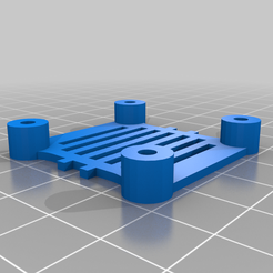 30.5x30.5mm_Vented_Stack_Mount_-_Sunken_Standoff_v2.png Free STL file 30.5x30.5mm Vented Stack Mounts・Object to download and to 3D print, Jenkinz