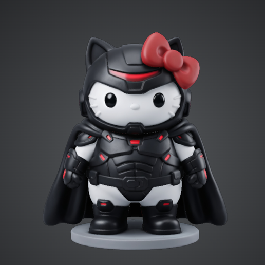 Dark Lord of Kitty: Chibi Sci-Fi Mashup Toy