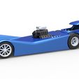 1.jpg Diecast Dragster old school à moteur avant avec coque Version 6 Echelle 1:25