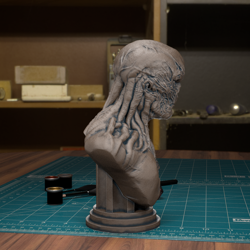 Vecna.0005.png STL file Vecna Bust [Pre-Supported]・Design to download and 3D print, TytanTroll_Miniatures