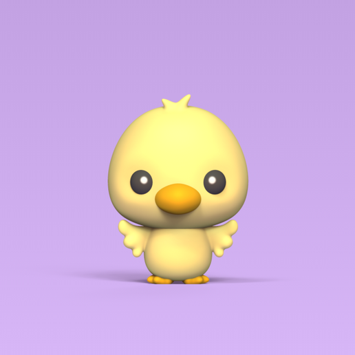 Little-Chick1.png Fichier 3D Petit poussin・Design pour impression 3D à télécharger, Usagipan3DStudios