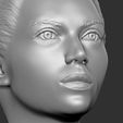 18.jpg Beautiful brunette woman bust ready for full color 3D printing TYPE 9