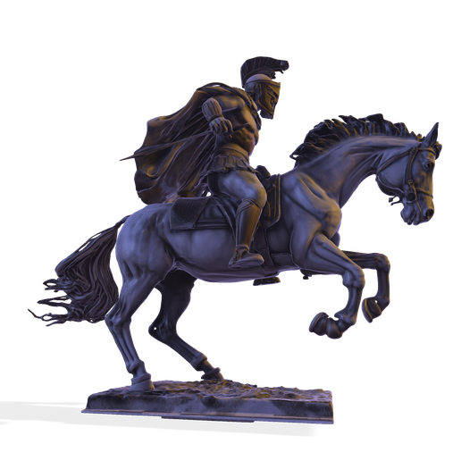 001.png HighPoly Древний воин на резвом скакуне