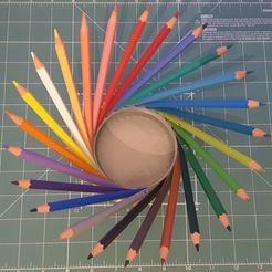 2.jpg Free STL file Organizer for 24 crayons・3D printer design to download