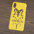 Case iphone X y XS aries4.png Case Iphone X/XS Aries