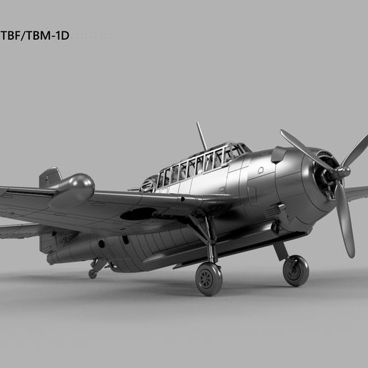 🦸 1/350 US Navy TBF/TBM-1/1C/1D/3/3D/3E Avenger (6 Variants) [STL]・ 3D ...