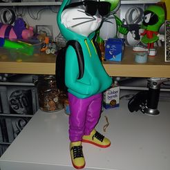 Bugs bunny urban vibes Fan art (multiparts/3mf)