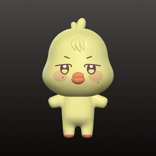 🗝️ ATEEZ Mingi ANITEEZ bbyongMING Keychain, Figure・ 3D File for 3D ...