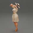 Girl-0004.jpg Elegant Woman Modern Style Fashion Posing in Hat 3D print model