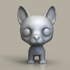 chihuahua-2.485.png Fichier STL FUNKO POP CHIEN (CHIHUAHUA)・Design à télécharger et à imprimer en 3D