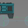 cat-313mm-wheelbase.png 3D file Crawler Cat 1 “Mammoth” (MAN KAT 1 replica) - 1/10 RC body・Model to download and 3D print