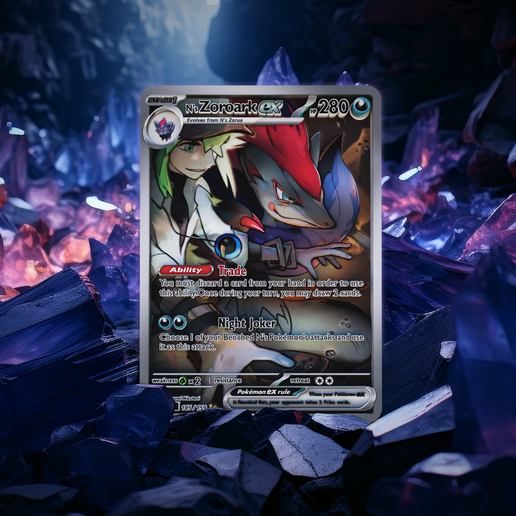 N's ZoroarkJourney Together - 3D Pokemon Card STL File for 3D  printingCults