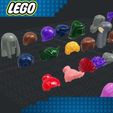 Lego-Minifigures-Hair-2.jpg Archivo STL Lego - Minifiguras Pelo・Plan imprimible en 3D para descargar