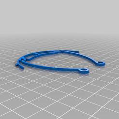 Slim_3_Hole_Faceshield_simple.png Fichier 3D gratuit Cadre d'écran facial mince・Objet imprimable en 3D à télécharger