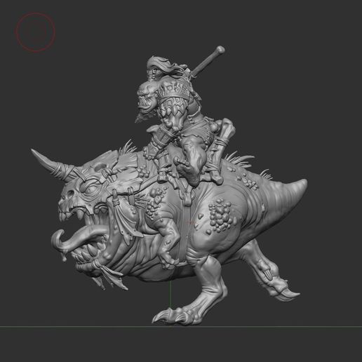 👹 Savage Ork rider・Free STL File for 3D printing・Cults