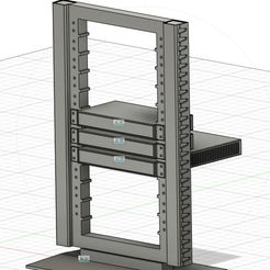 Captura.jpg STL file scale model of network / audio rack 1/18- playmobil scale・3D printer design to download, pabloes