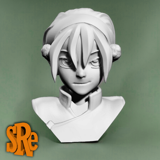 Toph Beifong Bust - Avatar The Legend of Aang