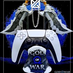 4.jpg PS4 & PS5 CONTROLLER HOLDER GOD OF WAR RAGNAROK - SWORDS OF CHAOS