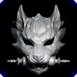 Zv1R-1-1.png Wolf head detailed with scroll kitsune type