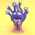 Beholder.9.jpg Eyeball Monster - Easy Multicolor FDM RPG Minis (No supports)