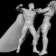 0_00000.jpg Superman VS Predator Statuette