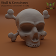 skull_and_crossbones.png Halloween Skulls/Skull Decor -  Halloween Decor
