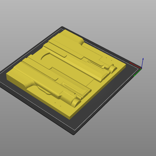 Canik MC9LS + TLR-7 Sub – IWB Holster Mold (3D Printable) - 3D model önizlemesi