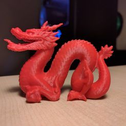 2016-11-20_17.02.13.jpg Бесплатный STL файл Stanford Dragon with flat base・Шаблон для 3D-печати для загрузки