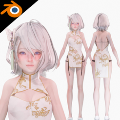 0-1200x1200-squid-io.png Chinese dress - Realistic Female Character - Blender Eevee