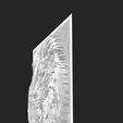 Screenshot-2023-10-27-at-4.19.06 PM.png Half Mechanical Lion Head on Canvas Wall art, High Detailed 3D STL model