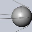 sdffdsdfdfsfdssdf.jpg Sputnik Satellite 3D-Printable Detailed Scale Model