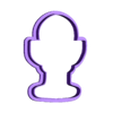 CortnCALIZ.stl Communion chalice cookie cutter