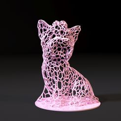 10007.jpg Fichier 3D Chien yorkais・Idée pour impression 3D à télécharger