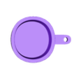 Fry pan.stl Calcifer Lamp with Frying Pan