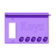 Decora_Keys_Wall_Plate.stl Key Holder for a Decora Switch