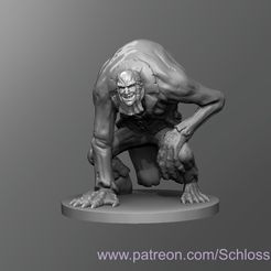 www.patreon.com/Schlossbauer STL-Datei Innsmouth Bürger ver7 kostenlos・Design zum 3D-Drucken zum herunterladen
