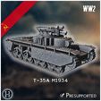 1-PREM-3F-BL-V13.jpg T-35A M1934 (with damage combat) - Soviet army WW2 Second World East front Ostfront RPG Mini Hobby